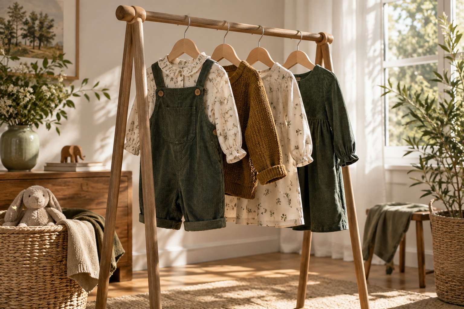 Childrenswear lifestyle editorial scene