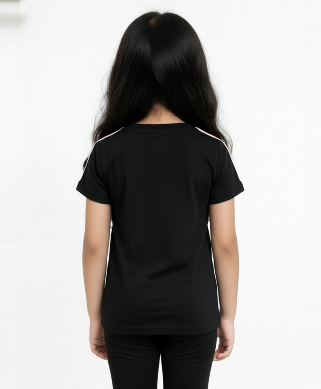 BLACK HEART TOP - BLACK