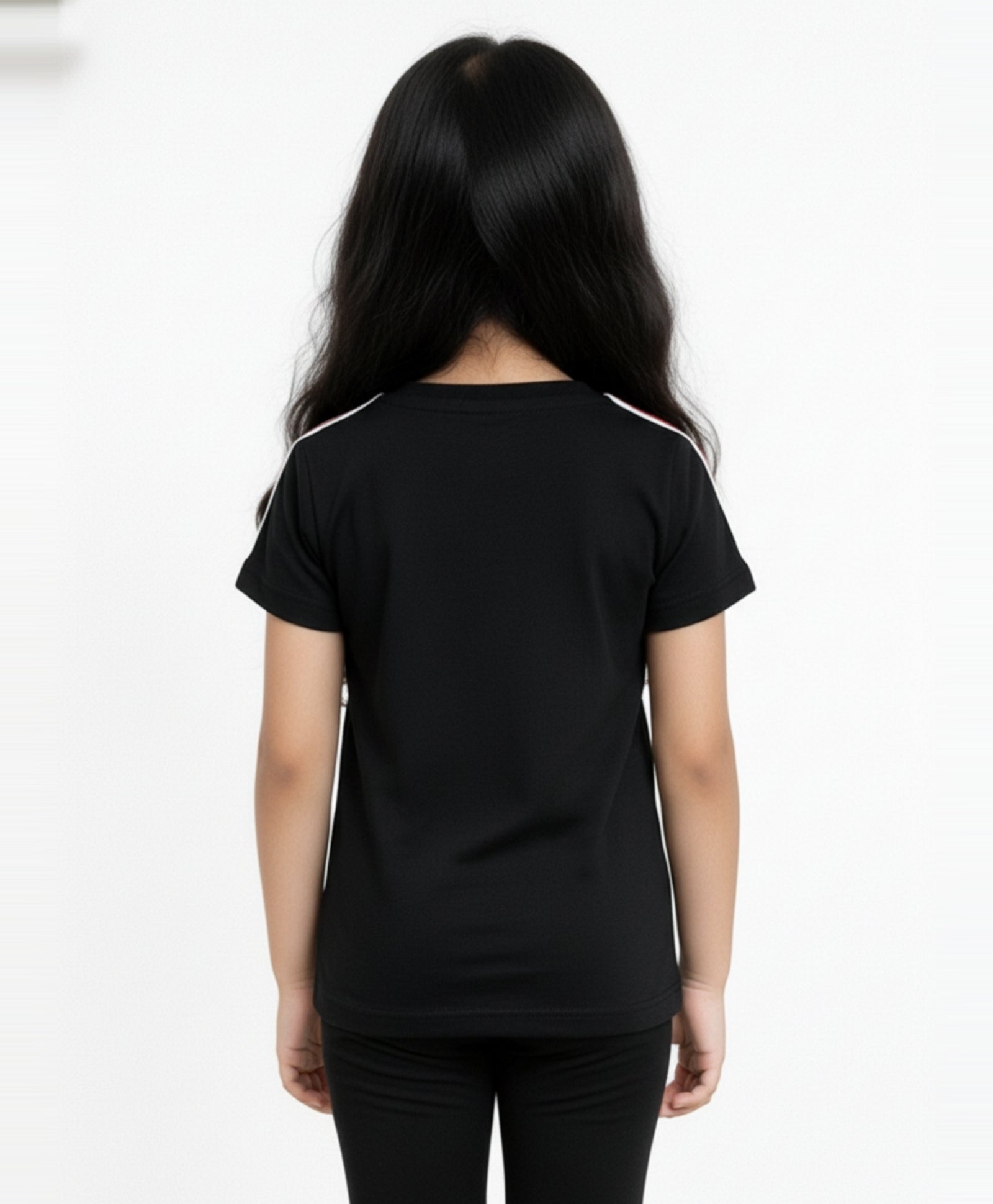 BLACK HEART TOP - BLACK