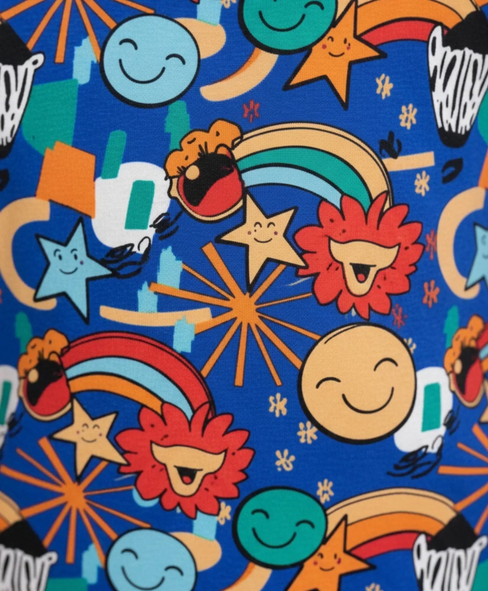 ANIMAL BLUE SLEEPWEAR SHORTS SET - BLUE