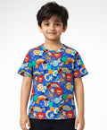 ANIMAL SHORT SLEEVE T-SHIRT - BLUE