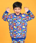 ANIMAL BOYS FLEECE SWEATSHIRT - BLUE
