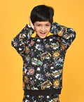 LEVEL UP BOYS FLEECE SWEATSHIRT - BLACK