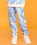 MARBLING BOYS FLEECE JOGGER - BLUE