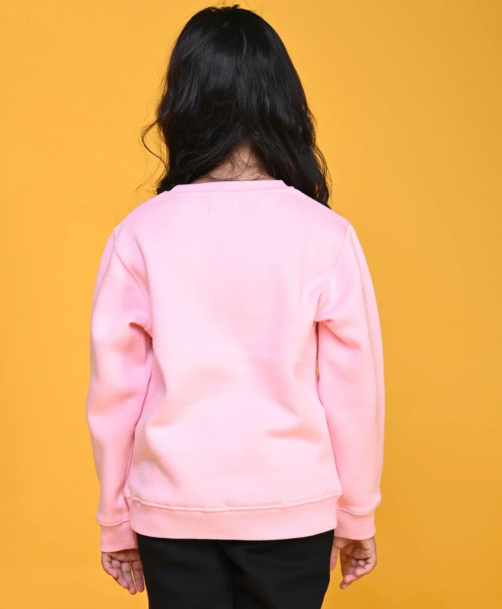 LOVE PINK GIRLS FLEECE SWEATSHIRT - PINK