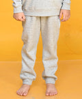 GREY MELANGE GIRLS FLEECE JOGGER - GREY MELANGE