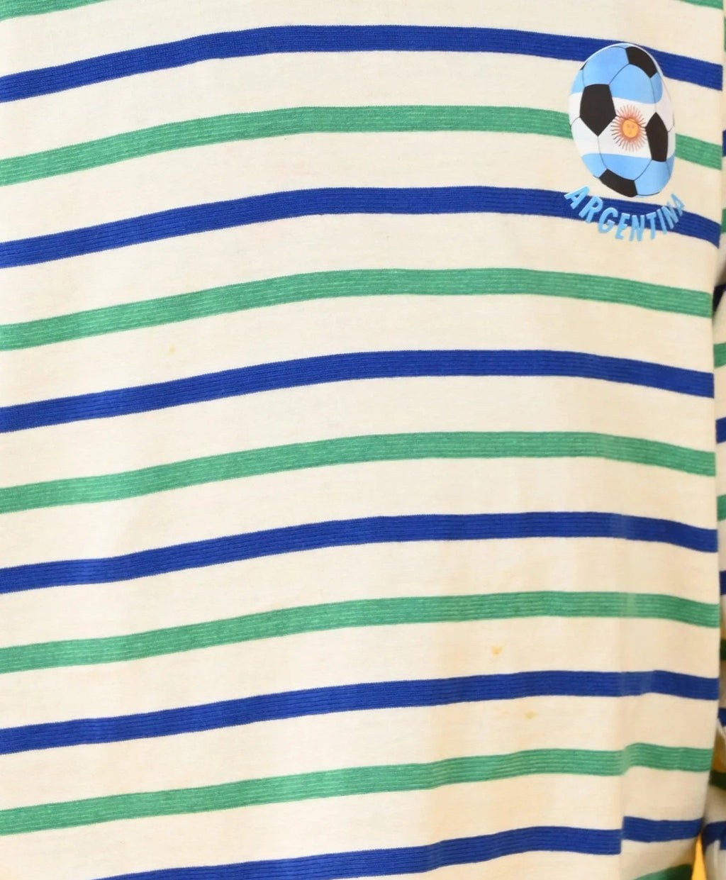 GREEN ECRU ROYAL STRIPE ARGENTINA LONG SLEEVE PYJAMA SET - MULTI