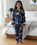 CARNIVAL CIRCUS LONG SLEEVES PYJAMA SET - BLUE