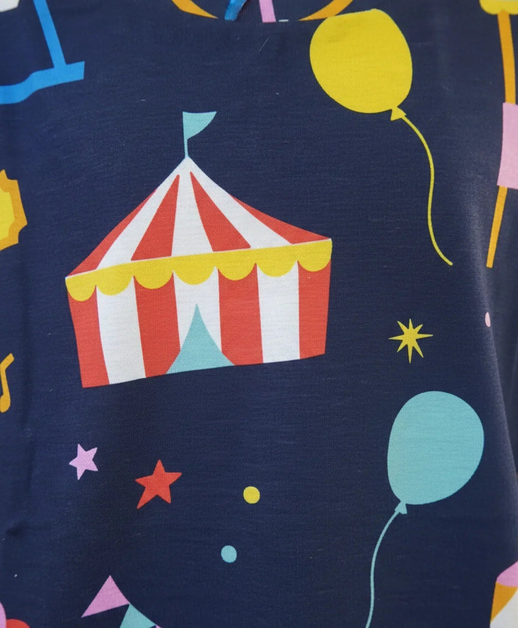 CARNIVAL CIRCUS LONG SLEEVES PYJAMA SET - BLUE