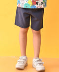 BLUE CHECK TEXTURED BOYS SHORTS - BLUE