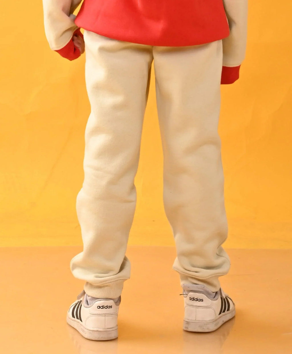 CREAM WARM FLEECE JOGGER - CREAM