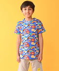 ANIMAL BLUE BOYS SHORT SLEEVE T-SHIRT - BLUE