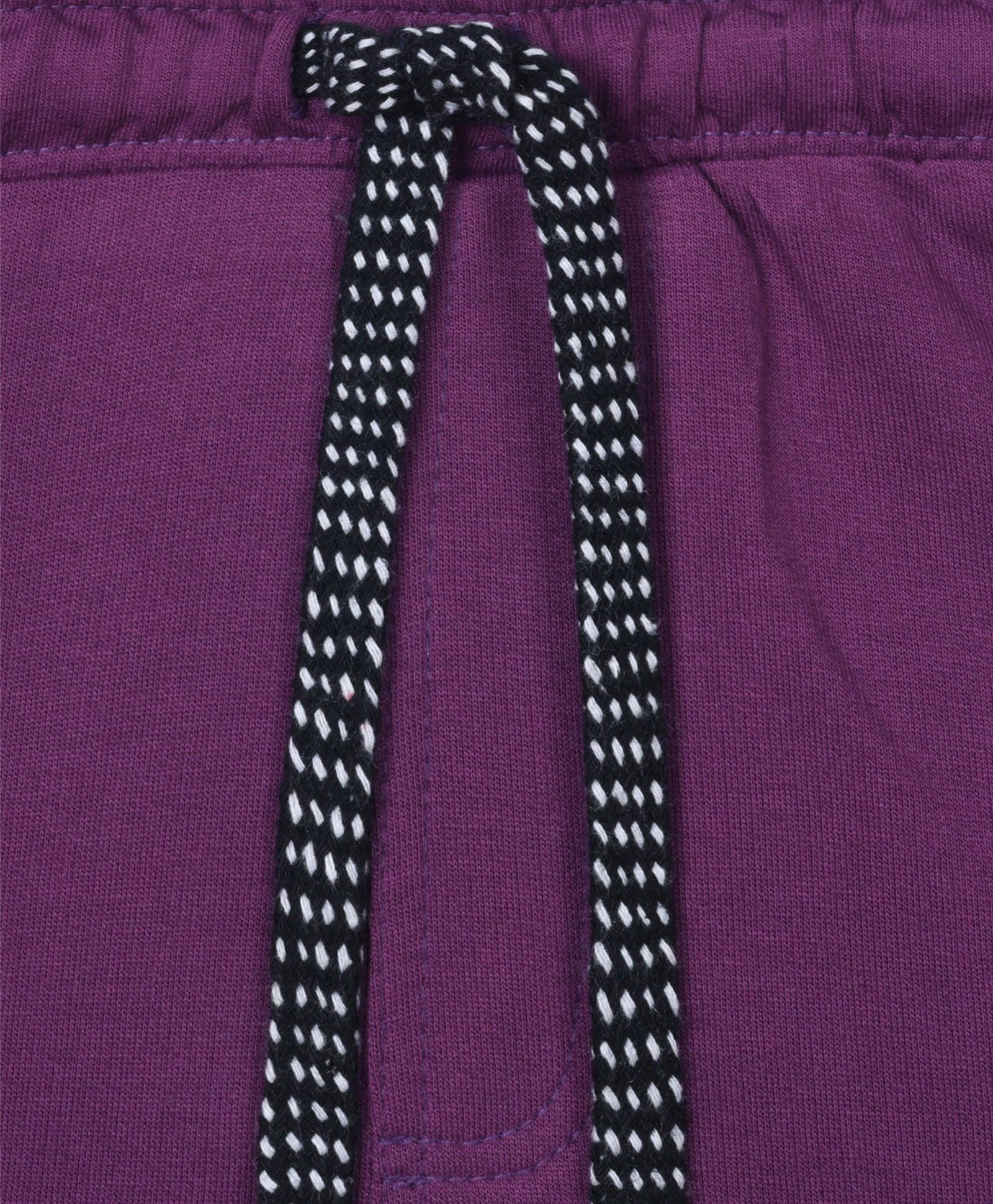 BASKETBALL DARK PURPLE BOYS SHORTS - PURPLE