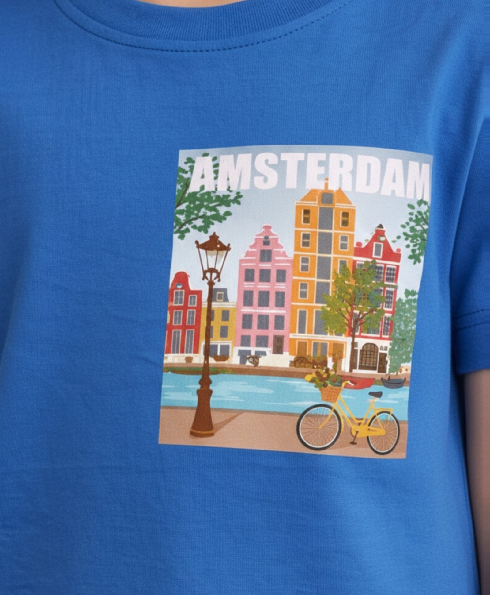 AMSTERDAM ROYAL SUMMER GIRLS T-SHIRT - BLUE