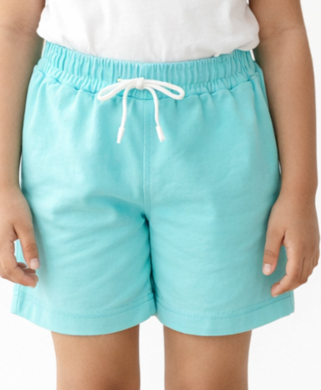 AQUA SUMMER GIRLS SHORTS - AQUA