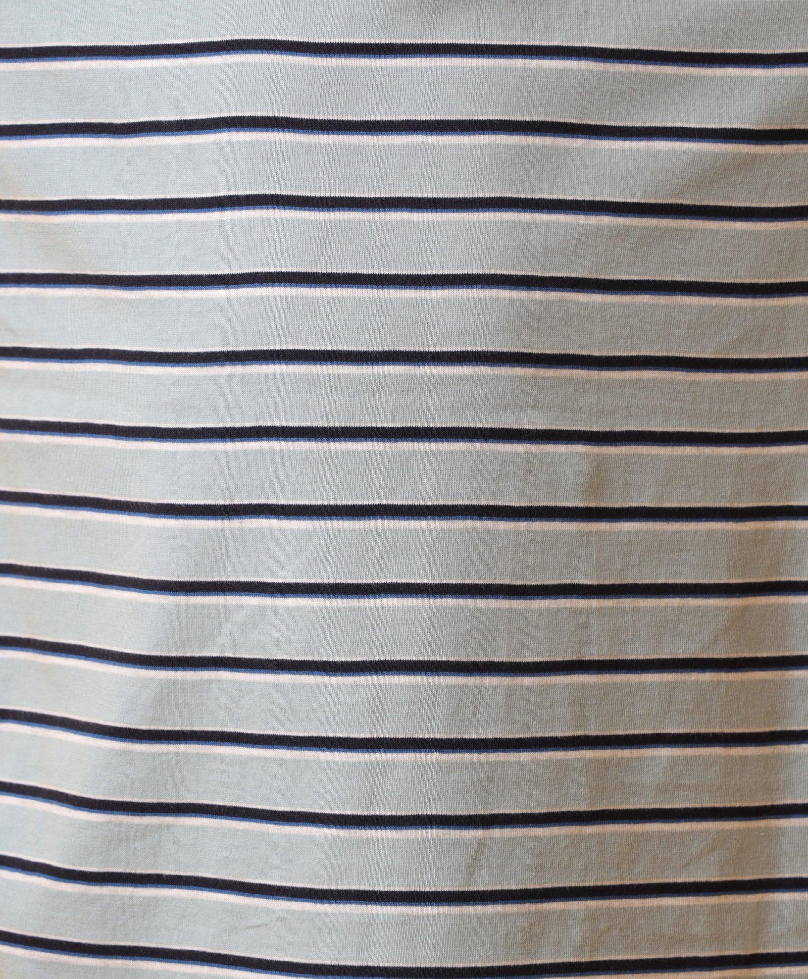 BLUE  WHITE NAVY STRIPE SLEEPWEAR SHORT SET-BLUE