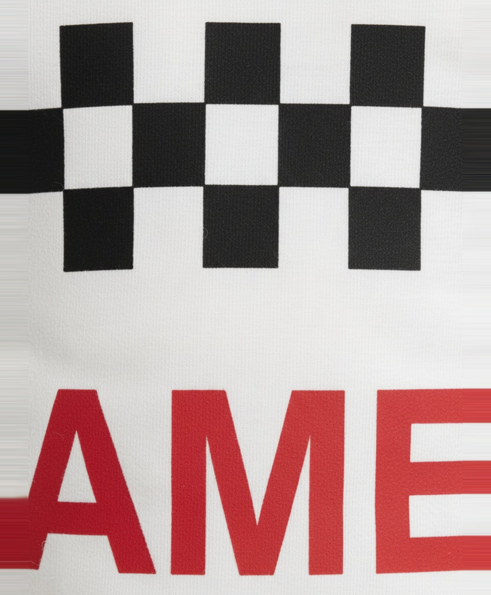 GAMER CHECK T-SHIRT - WHITE
