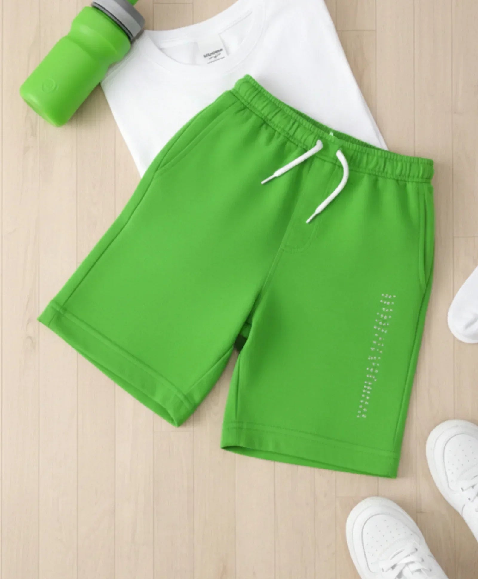 GREEN BOYS SHORTS