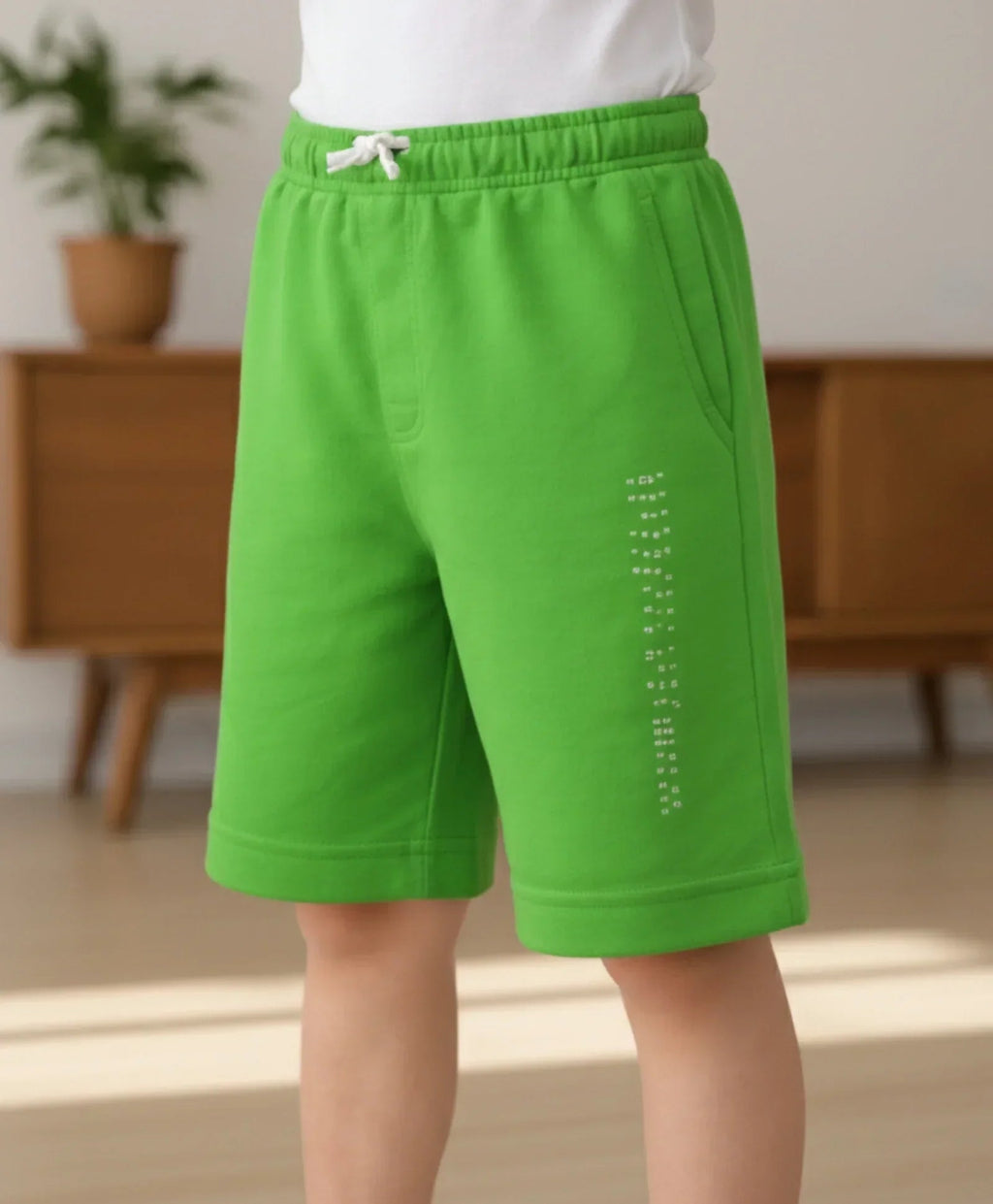 GREEN BOYS SHORTS