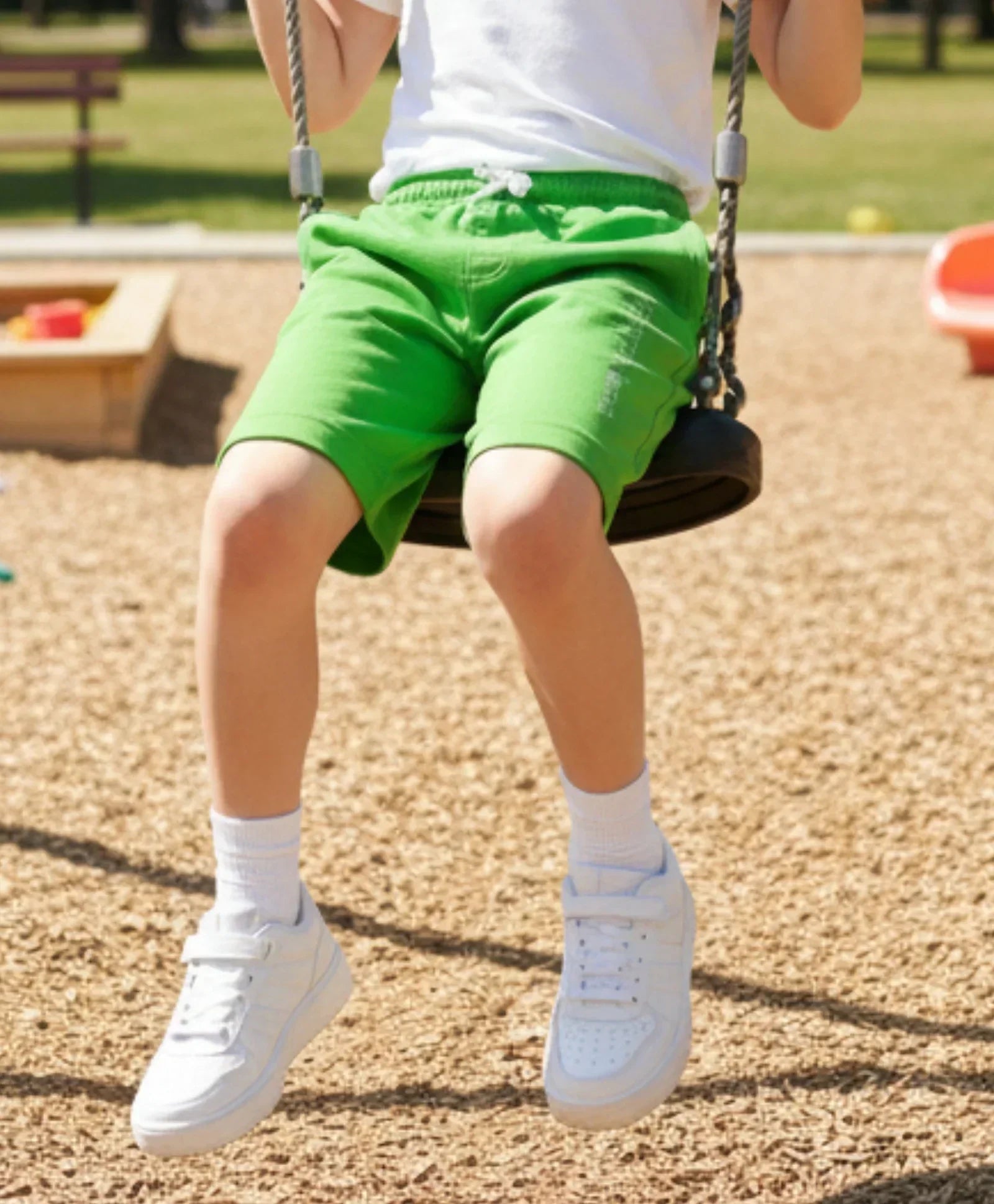 GREEN BOYS SHORTS