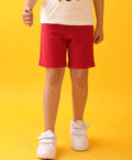 MEHROON BOYS SHORTS - MEHROON
