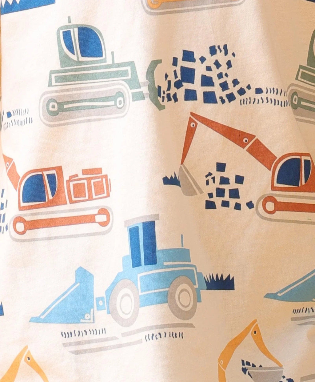 DIGGER SUMMER BOYS SHORT SLEEVE T-SHIRT - WHITE
