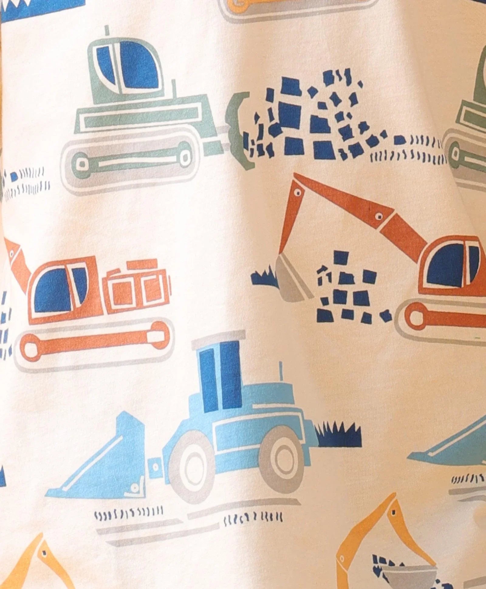 DIGGER SUMMER BOYS SHORT SLEEVE T-SHIRT - WHITE