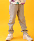 GREY TEXTURED BOYS JOGGER - GREY