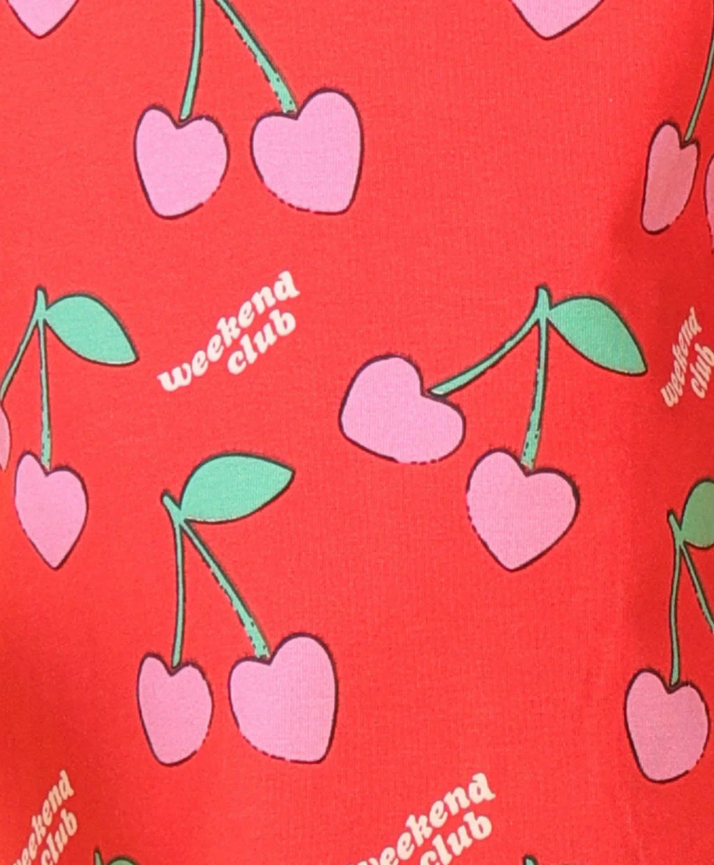 CHERRY RED HEART FUN LEGGING SET - RED/GREEN
