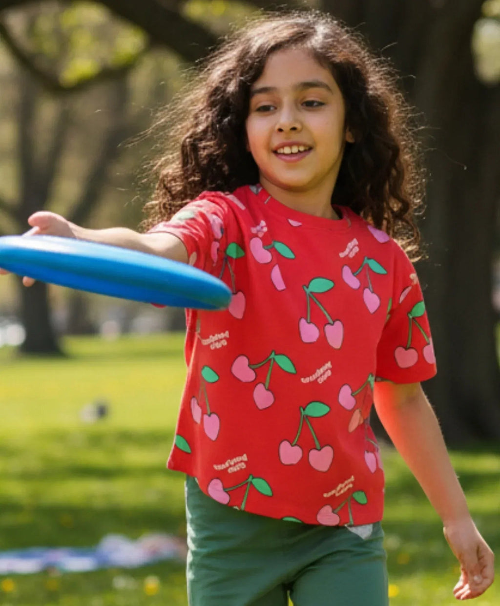 CHERRY RED SHORT SLEEVES SUMMER T-SHIRT - RED