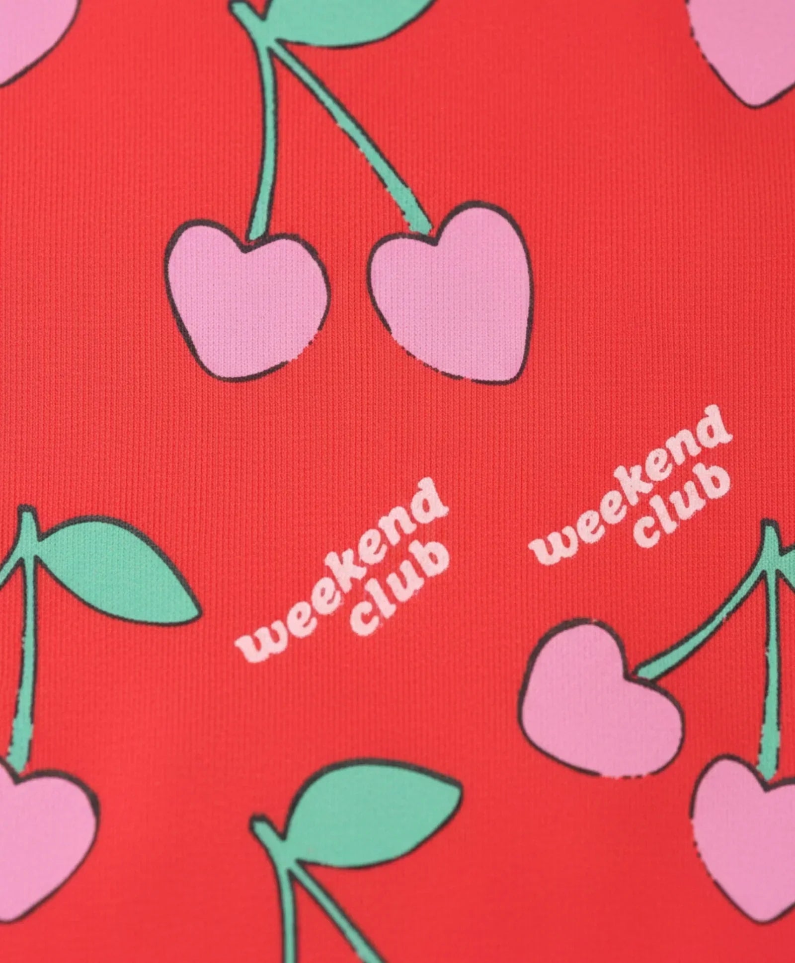 CHERRY RED SHORT SLEEVES SUMMER T-SHIRT - RED