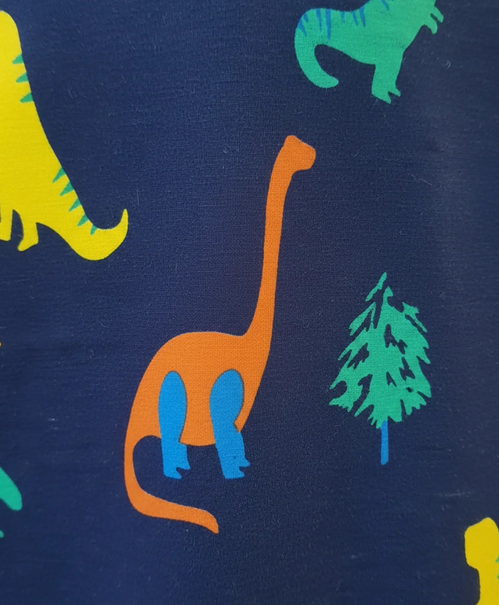DINOSAUR FUN NAVY GIRLS SHORT SLEEVE PYJAMA SET - NAVY