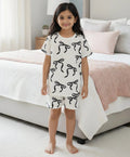 BLACK BOW SLEEPWEAR SHORT SET - BLACK