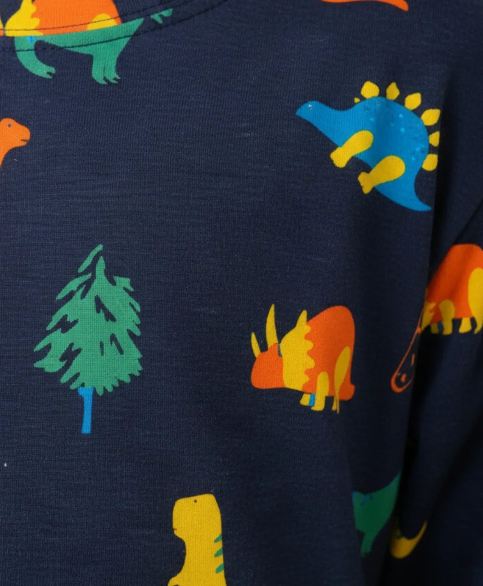 DINOSAUR FUN NAVY GIRLS LONG SLEEVES PYJAMA SET - NAVY
