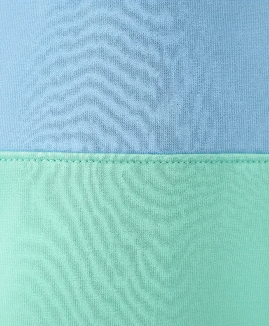 BLUE GREEN COLOR BLOCK FLEECE SWEATSHIRT JOGGER SET - BLUE/GREEN