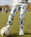 BLACK BLUE LIGHTNING FLEECE BOYS JOGGER - BLUE