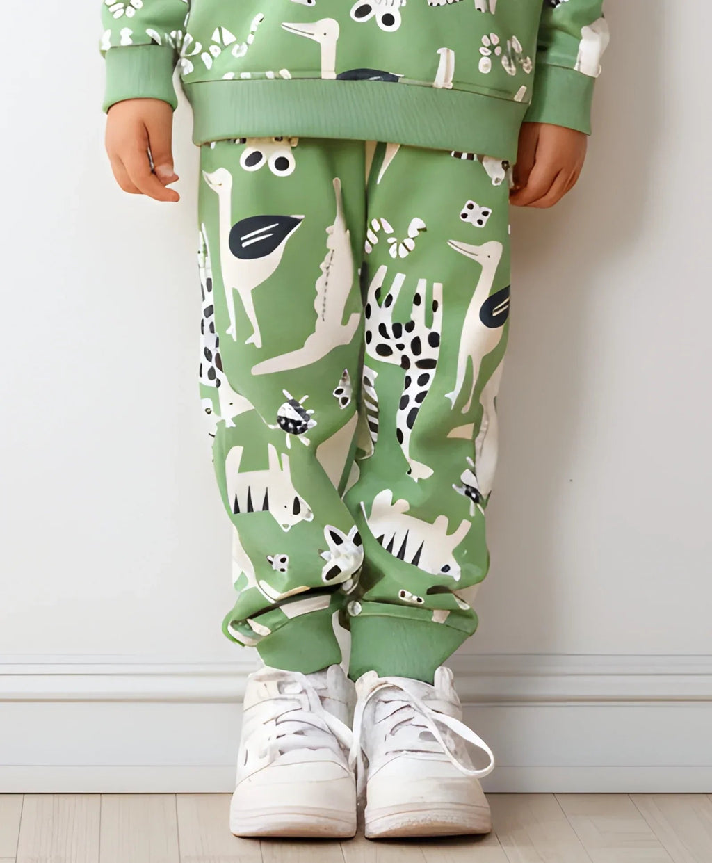 ANIMAL GREEN FLEECE BOYS JOGGER - GREEN