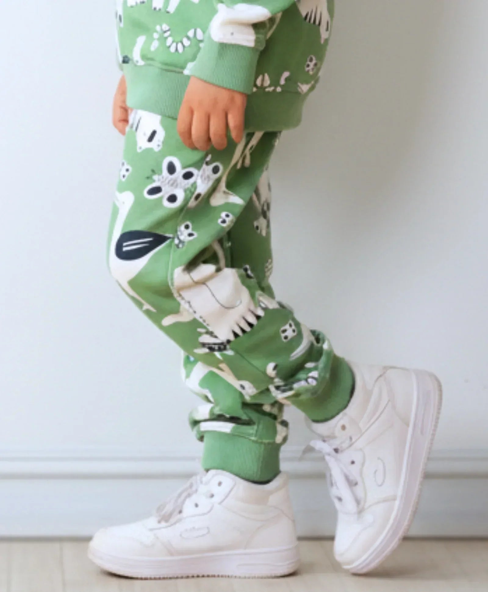 ANIMAL GREEN FLEECE BOYS JOGGER - GREEN