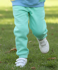 GREEN FLEECE GIRLS JOGGER - GREEN