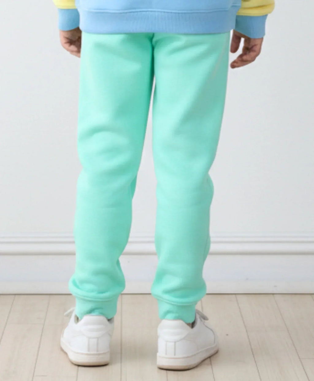 GREEN FLEECE BOYS JOGGER - GREEN