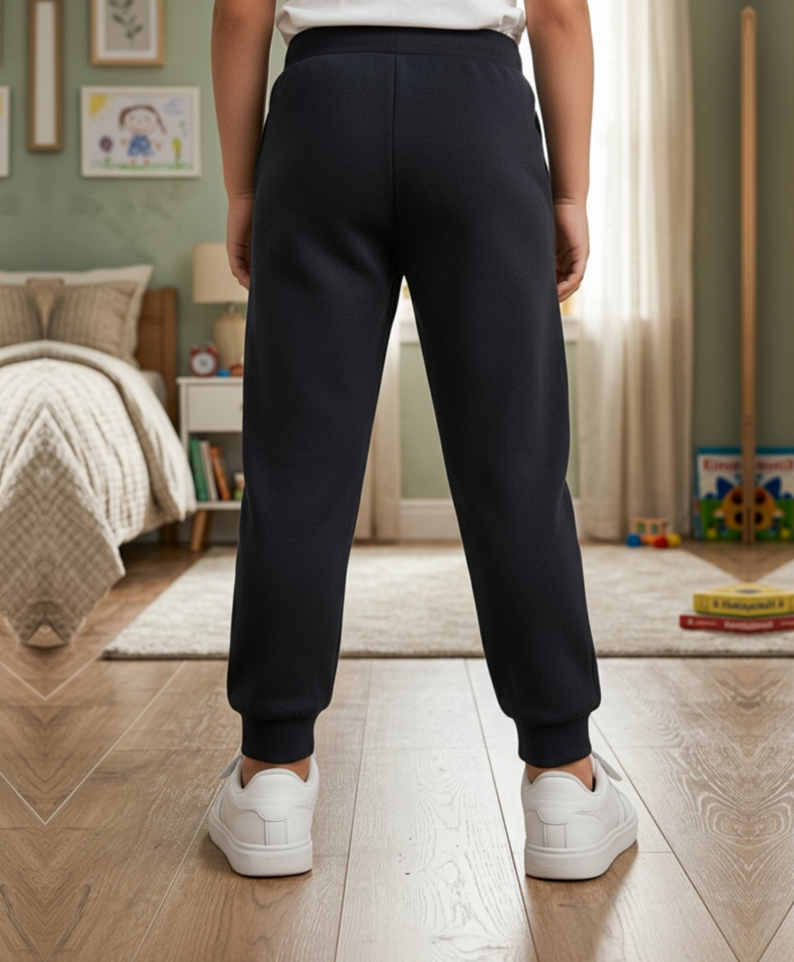 BLACK BOYS SUMMER JOGGER - BLACK