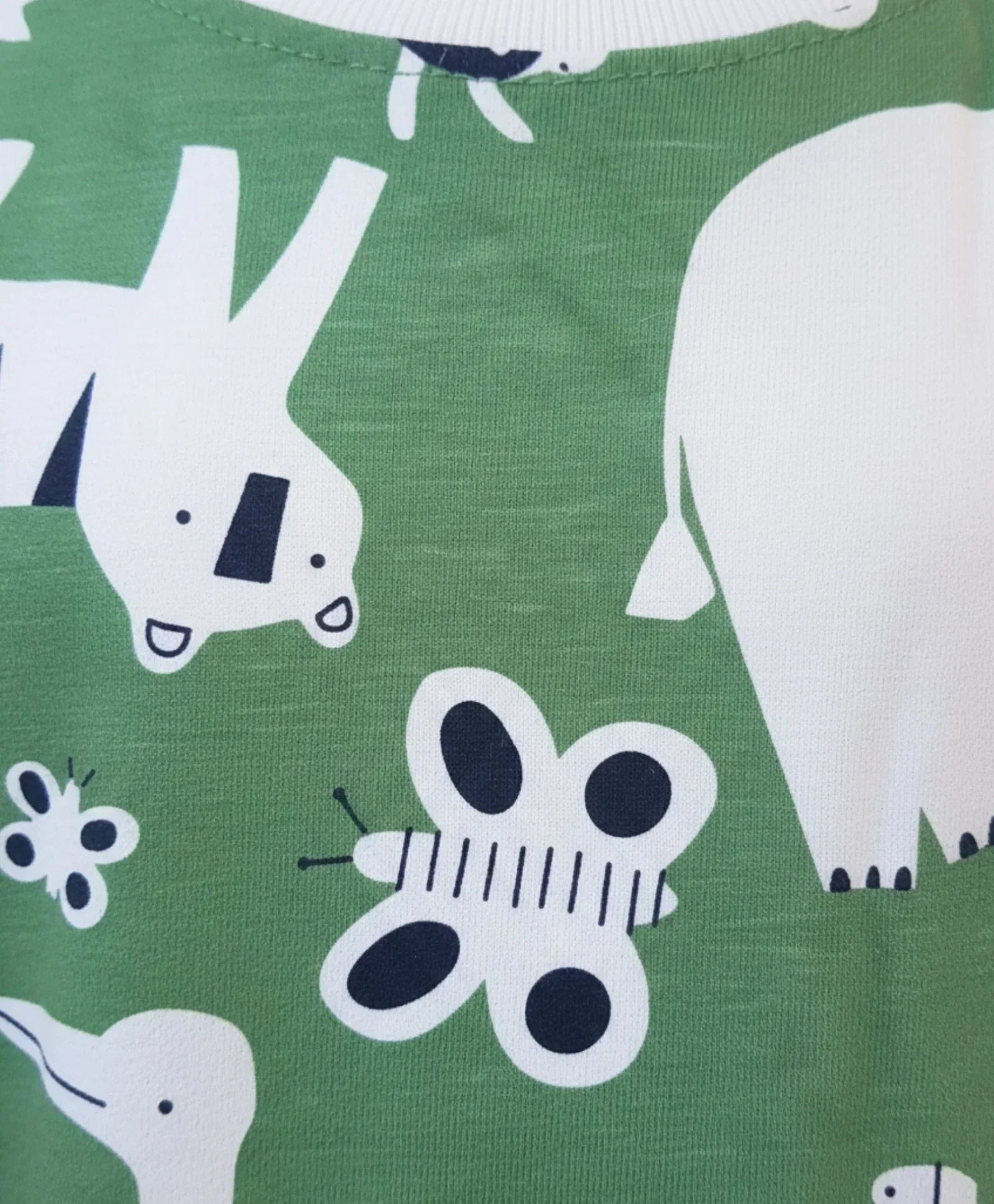 ANIMAL GREEN SLEEPWEAR SHORT SET - GREEN