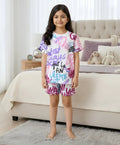 CREATE ART GIRLS SLEEPWEAR SHORT SET - WHITE
