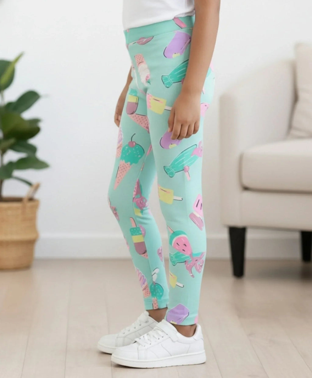 ICECREAM AQUA SUMMER LEGGING - AQUA