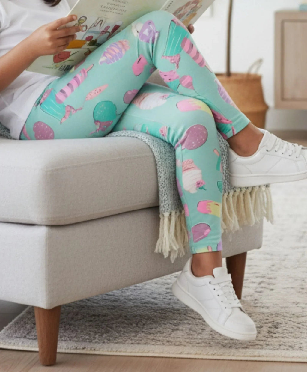 ICECREAM AQUA SUMMER LEGGING - AQUA