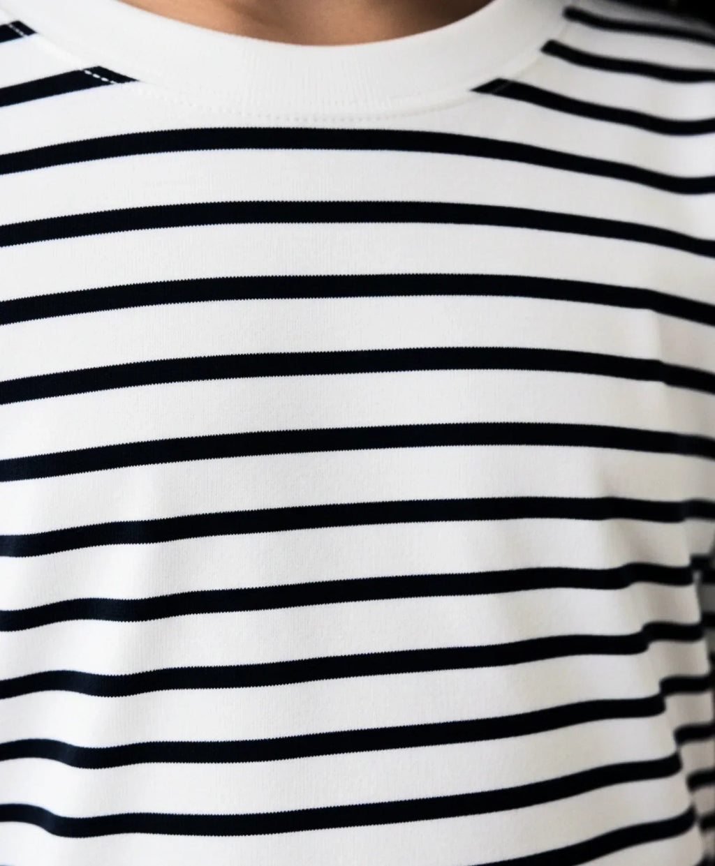 BLACK WHITE STRIPE GIRLS SLEEPWEAR SHORT SET - BLACK/WHITE
