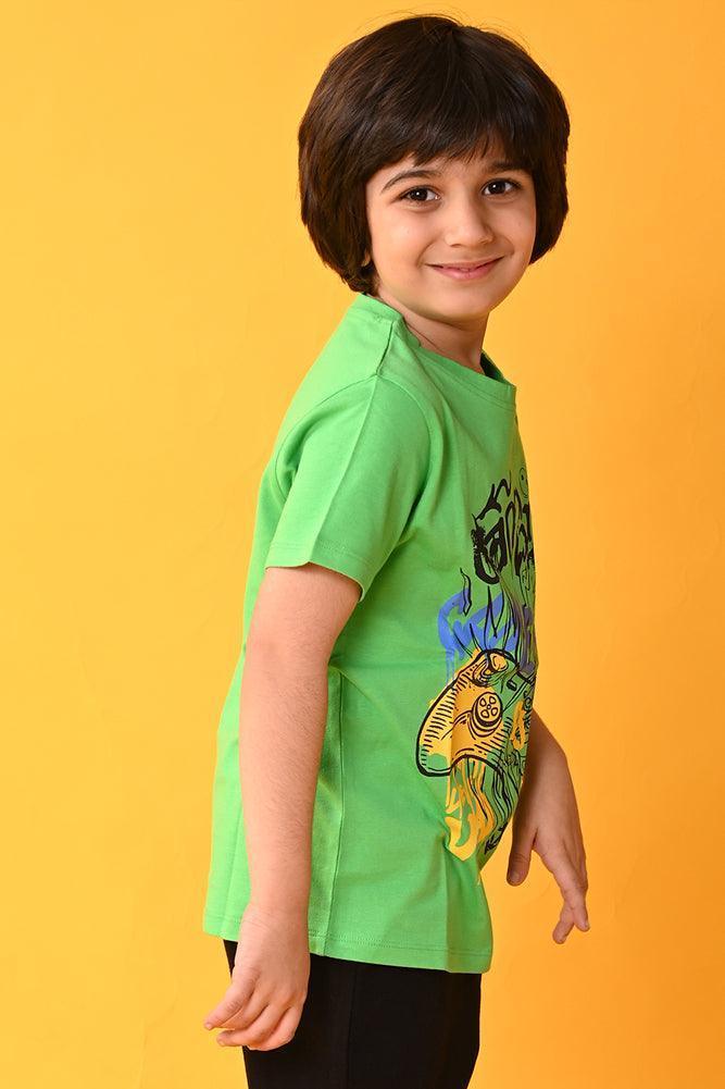 GAMING SHORT SLEEVE T-SHIRT - GREEN