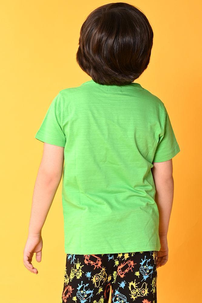 MAKE SOME NOISE SHORT SLEEVES T-SHIRT - GREEN