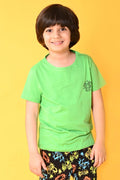 MAKE SOME NOISE SHORT SLEEVES T-SHIRT - GREEN