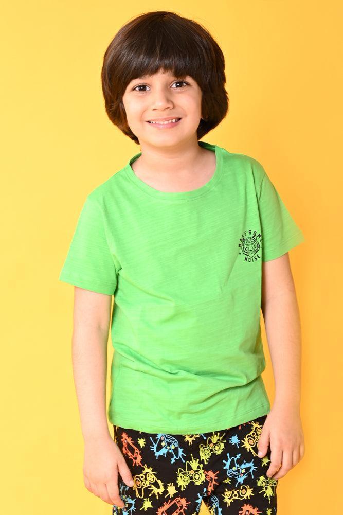 MAKE SOME NOISE SHORT SLEEVES T-SHIRT - GREEN